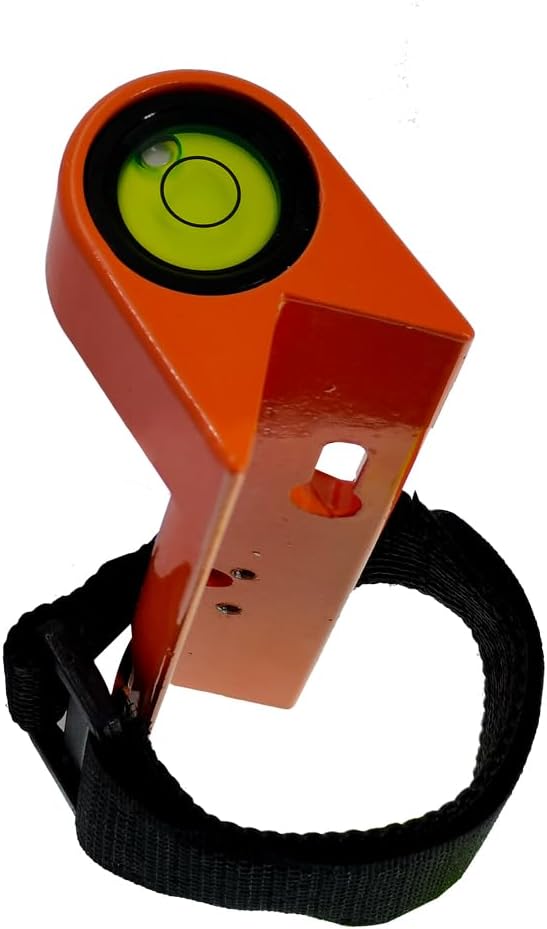 Portable measuring instrument, special horizontal bubble for tower ruler, handheld fixed right angle 90 degree level, adjustable slope bar