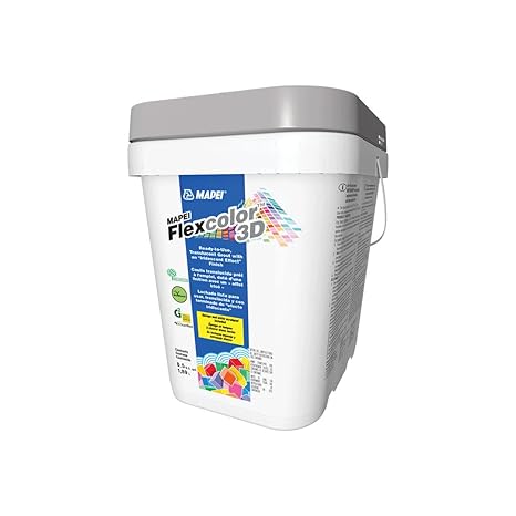 FlexColor 3D Pre-Mixed Grout... (204 - Pure Steel)