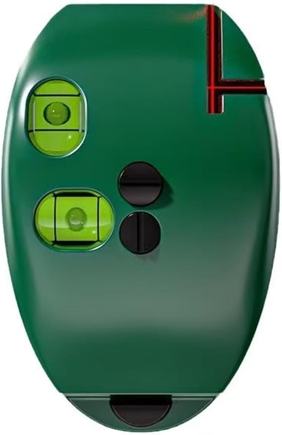 90 Degree Electronic Red Light Scale Spirit Level,Professional Electronic Laser Spirit Level with Red/Green Beams,Self-Leveling Parallel Line Levels for Construction,Portable Small Leveler