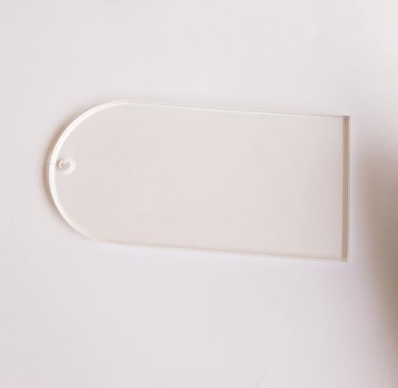 10PCS Arched Acrylic Place Cards, Clear Acrylic Escort Cards, Acrylic Place Cards, Wedding Place Cards, Wedding & Party Accessories (2''x4'')