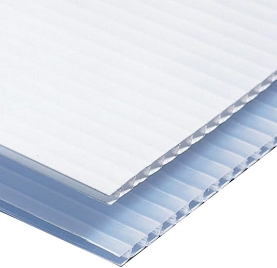 BUNDLE 50 StepStake 2-Wire Stake + 50 Corrugated Plastic White Sign Blanks 4MM 24"x18"
