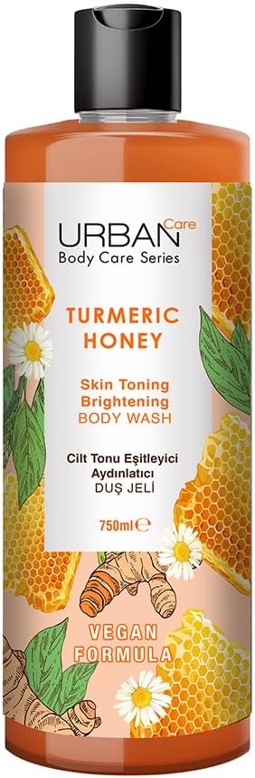 Urban Care Turmeric Honey Cilt Tonu Eşitleyici ve Aydınlatıcı Duş Jeli, 750 ml