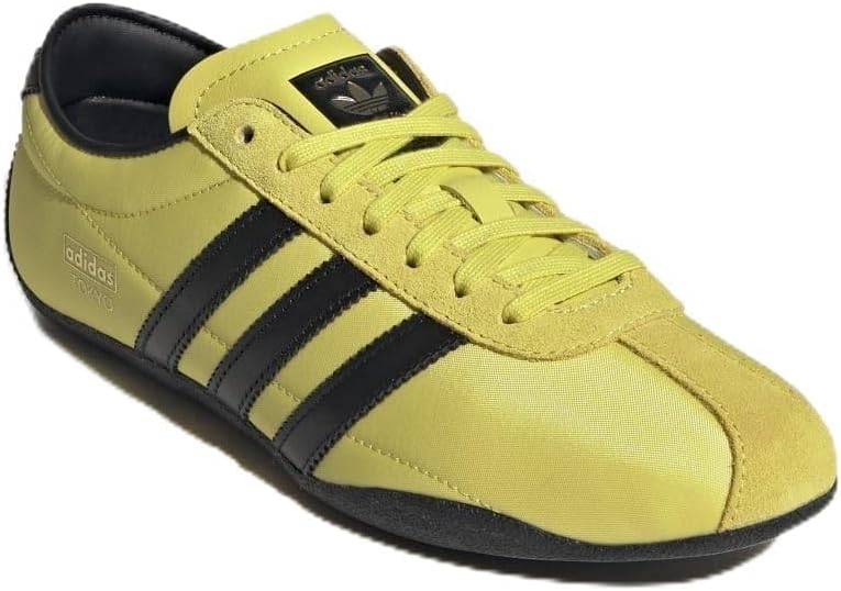 adidas Tokyo Women's Shoes, Pure Sulfur/Dark Brown/Gold Metallic, Size 9