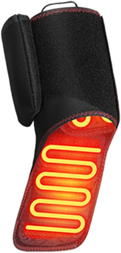 Ankle Support - Far Infrared Electric Heater Ankle Sprain & Joint Care Ligament Damage USB Heating for Home Office Outdoor Cold Resistant for Men Women Black