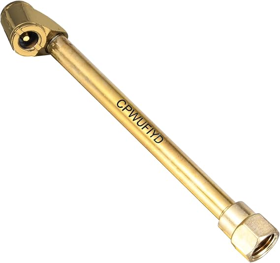 Air Chuck - Metal Valves Not Being Parts of Machines,1/4" FNPT Dual Head Air Chuck, RV Truck Heavy Duty Tire Chuck for Inflator Gauge Compressor Accessories