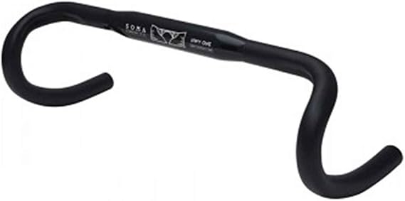 Soma Fabrications Hwy One Compact Drop Bar; Handlebar for Road Bike, 31.8mm 38cm