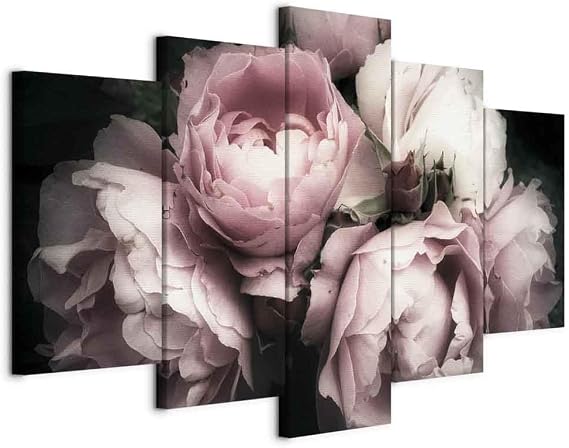 artgeist - Canvas Wall Art Print, Wall Decor Flowers Roses Rose 59x30 Inch