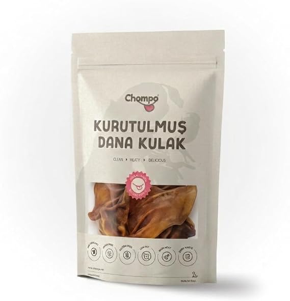 Chompo Dana Kulak 100% Doğal Katkısız Köpek Ödül Maması 2 Adet