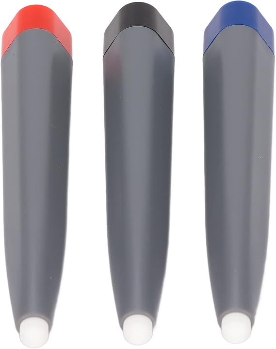 3Pcs Whiteboard Pen, Infrared Tablet Teacher Pen for Interactive Whiteboard, Digital Teaching Stylus for Multimedia Screen Presentation, Electronic Whiteboard Marker for Classroom