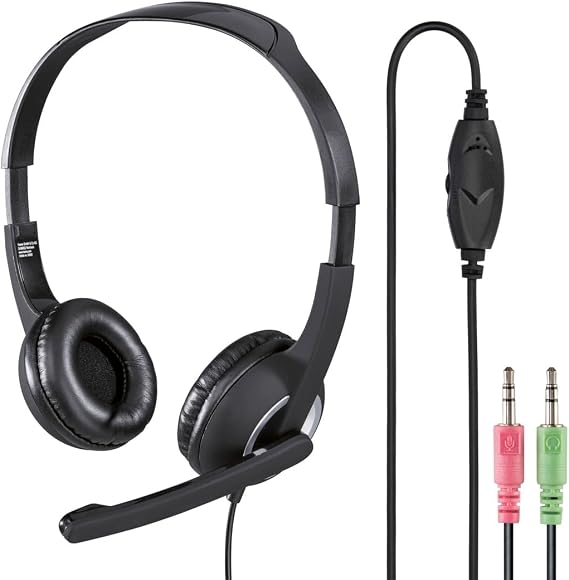 Hama "HS-P150 PC Office Headset, Stereo, 3.5mm Jack, Black