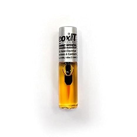 CAIG LABORATORIES DeoxIT gold Mini-Brush Applicator, 100% Contact Conditioner, 1.6mL - G100L-16BX