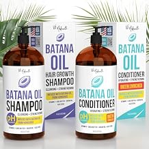 Vie Naturelle Hair Growth Shampoo and Conditioner Set - Batana Oil for Thinning Hair Men Women - 16 oz Each