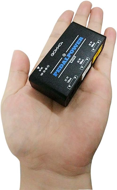 Gokko Audio パワーサプライ エフェクターペダル用 エレキギター用 ギターエフェクター パワーサプライ 低ノイズ 6独立9v Dc出力 電源供給ミニ