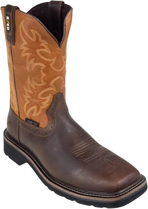 Justin Men's Men'S Actuator Western Work Boot Composite Toe Brown 11 EE US