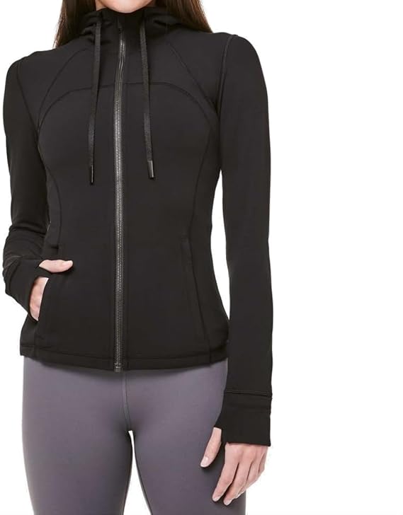 lululemon Hooded Define Jacket (US, Numeric, 0, Regular, Regular, BLK)