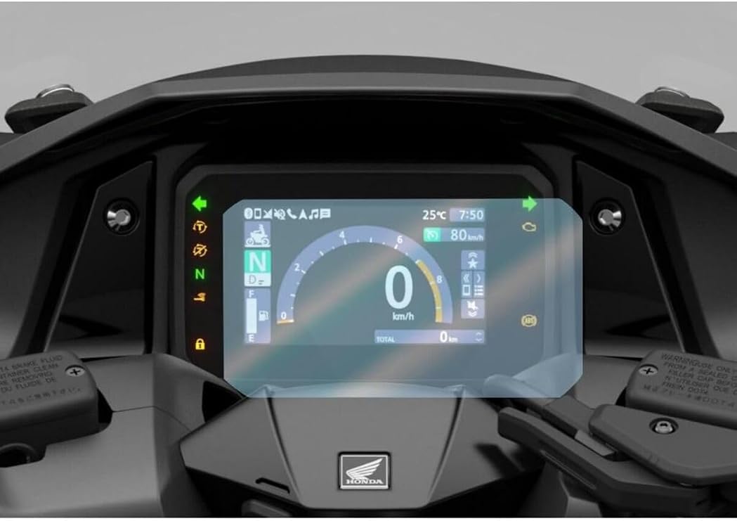 Honda Nc 750 X 2025 5 Inç Dijital Gösterge İle Uyumlu 9H Nano Ekran Koruyucu,Şeffaf