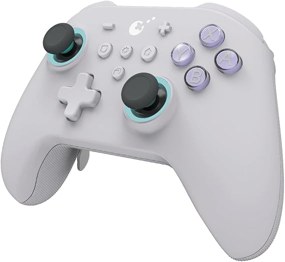 GuliKit KK3 Max Game Controller Hall Effect Joysticks Analog & Digital Triggers Wireless Pro 1000HZ Polling Rate Maglev/HD/Rotory Vibration Compatible with Switch/PC/Android/iOS/Steam Deck (Grey)