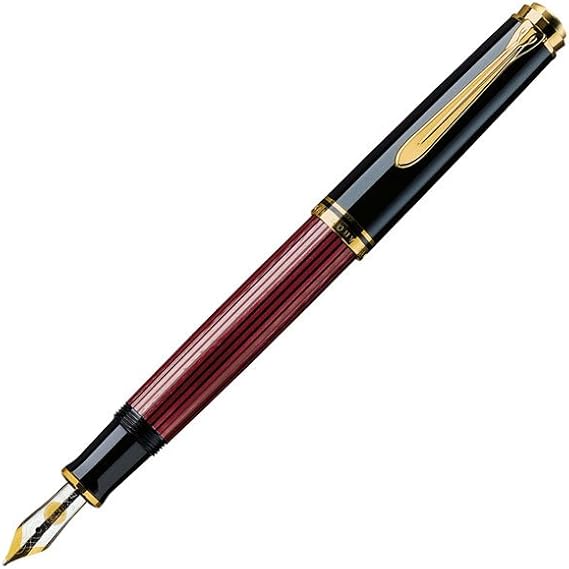 Pelikan Luxury Souveran M600 Fountain Pen - Black/Red