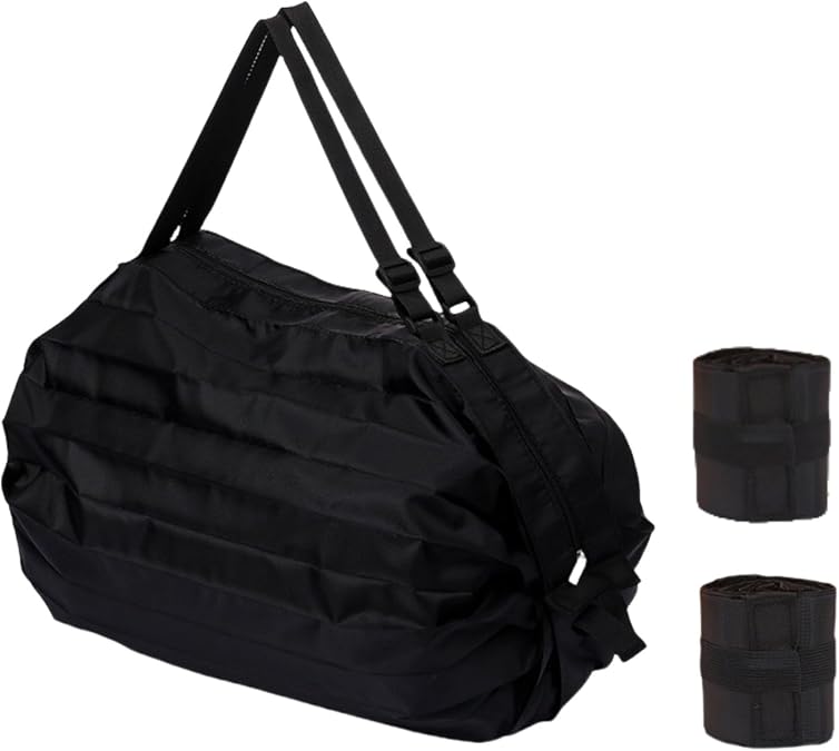 2PCS Travel Shoulder Bag Reusable Grocery Bags Foldable Shopping Bags Waterproof Pouch Bags Sports handbag