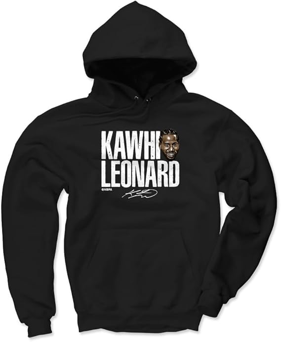 500 LEVEL Kawhi Leonard Stacked Los Angeles Clippers Men's Hoodie Sweatshirt