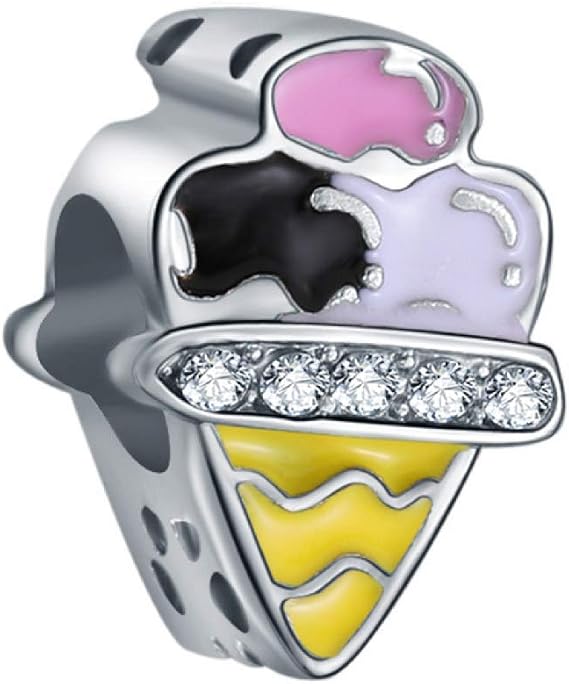 LaBenie Ice cream Cone Charm Bead