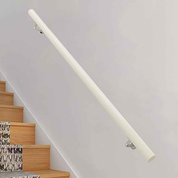 Wooden Stair Handrails 60cm 80cm 180cm Non-Slip Staircase Railing Wall Mounted Barrier-Free Staircase Banister(13ft/390cm)