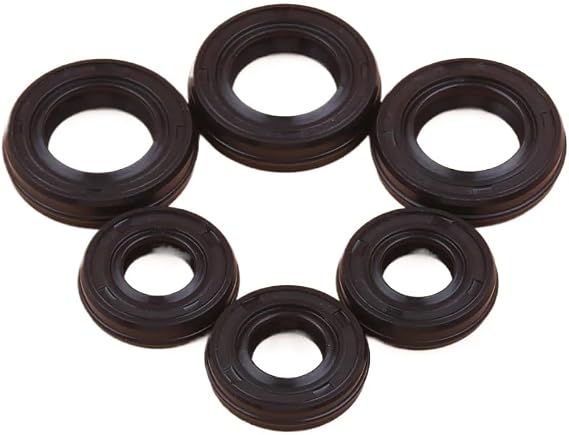 3Pairs Crankshaft Oil Seals Set Compatible with Honda GX35 GX 35 35.8cc Strimmer Brush Cutter Mowers 4-Stroke Small Engine Motor Replacement
