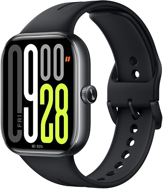 Xiaomi Smart Watch, Redmi Watch 5, 2.07 Inch OLED 24 Days Continuous Operation, Bluetooth Calling, Built-in GPS, 24-Hour Health Monitoring, Bezelless Display Design, Obsidian Black