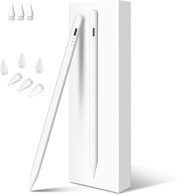 Digiroot 13 mins Fast Charge for Apple iPad Pencil with 9pcs Replacement Tips