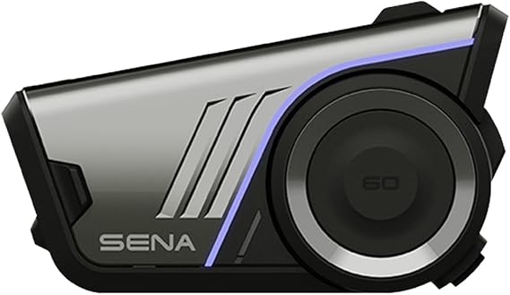 Sena 60S Motorcycle Communication Headset with Wave, Mesh, and Bluetooth Intercom, 2nd Generation Sound by Harman Kardon