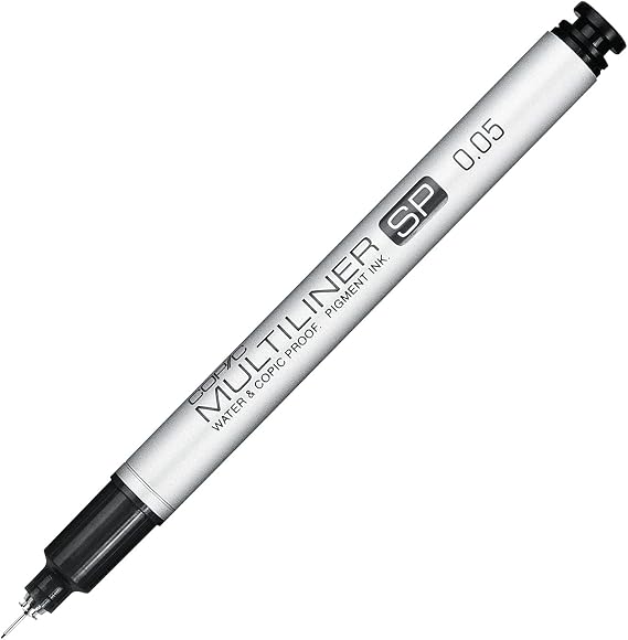 Copic Multiliner SP Black Ink Marker, 0.05 Tip