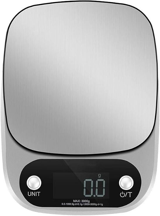 Digital Kitchen Scale Portable Features Mini Backlit Display Stainless Steel Electronic Cooking