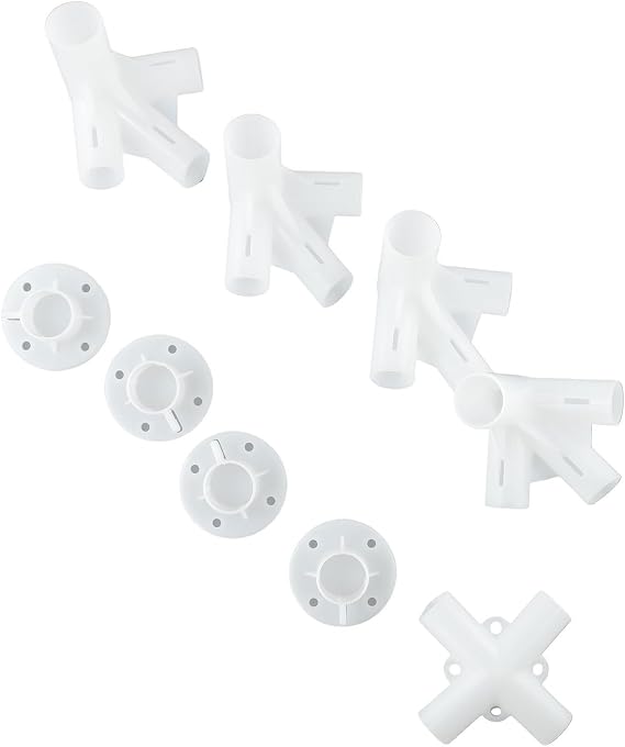 9pcs Replacement Parts for Gazebo Awning Tent Feet, Corner, and Center Connectors