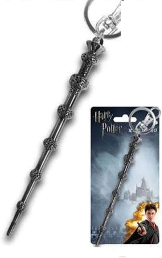 Harry Potter Dumbledore's Wand Pewter Keychain