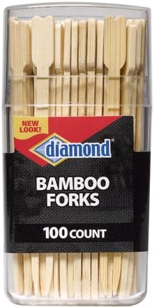 100-ct DIAMOND BAMBOO FORKS
