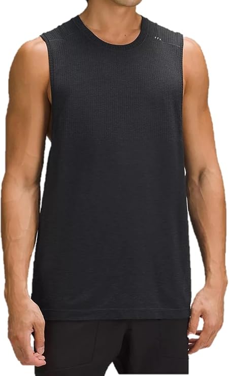 lululemon Men's Metal Vent Tech Tank (US, Alpha, X-Large, Regular, Regular, Black)