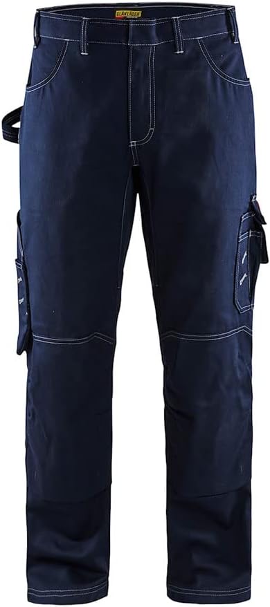 Blaklader 1676 FR Navy Blue Pants Without Utility Pockets