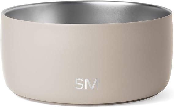 Simple Modern Dog Bowls & Cat Bowls | Medium (4 Cups) | Beige