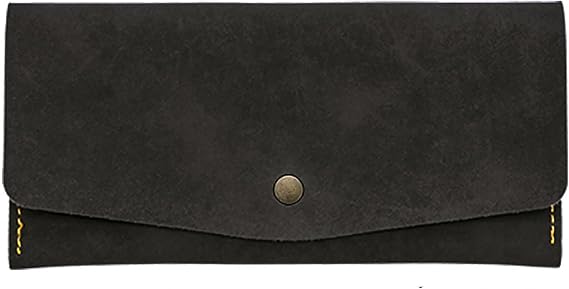 NatSumeBasics Black Cash Envelope Wallet Credit Card Holder Organizer