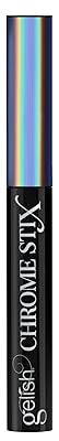 Gelish Chrome Stix, Chrome Nail Powder, Nail Art for Stunning Metallic Finish, Long-Lasting, Easy Application, Perfect for Professional and At-Home Use Silver Holographic, 0.5g