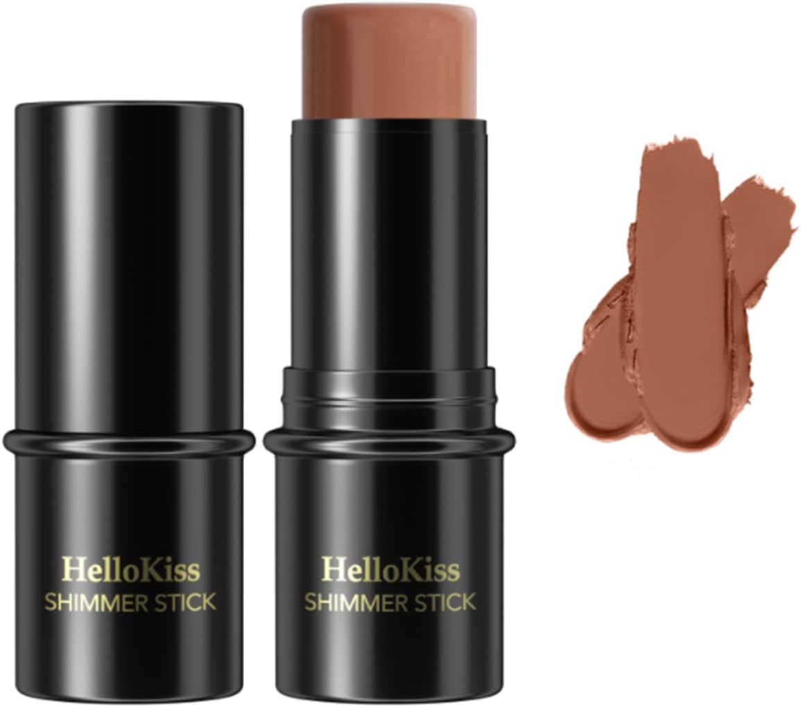 Contour Beauty Stick, Highlighter Makeup Stick, Highlighter Brown Sabai, Waterproof Long Effect Face Lighting, Highlighter 3D Contour Makeup Stick #06