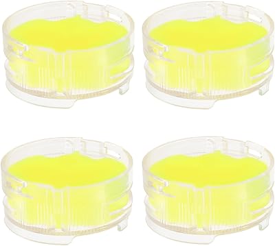 JAMHER 4Pack Odor Neutralizer Replacement Cartridge fit for Shark AZ3000 AZ3002 HZ3000 IZ862H IZ562H ZD550 ZU102 LA702 Odor Elimination Replacement 1541FC3000Orange