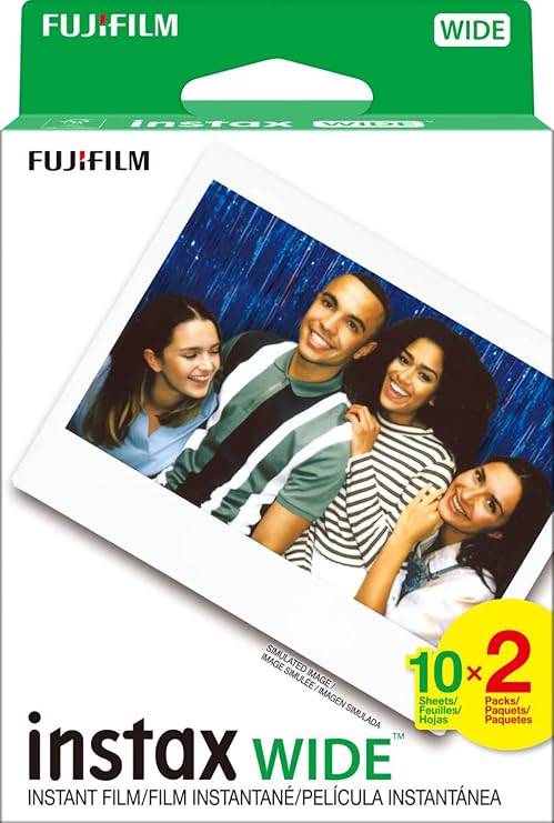 Fujifilm Instax Wide Film Twin Pack (White) | Fujifilm Instax Wide Film Twin Pack (White)