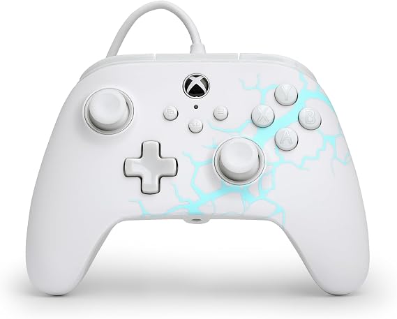 Xbox公式ライセンス商品PowerA パワーエー アドバンテージ有線コントローラー for Xbox Series X|S - アークティックアイス XBGP0519-01 国内正規品2年保証