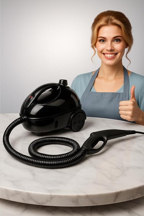 1500 Watt Steam Cleaner Kit Compatible with Central Machinery - Up to 45 Minutes of Steam Per Tank that Deep Cleans Without Harsh Chemicals, Fumes or Residue