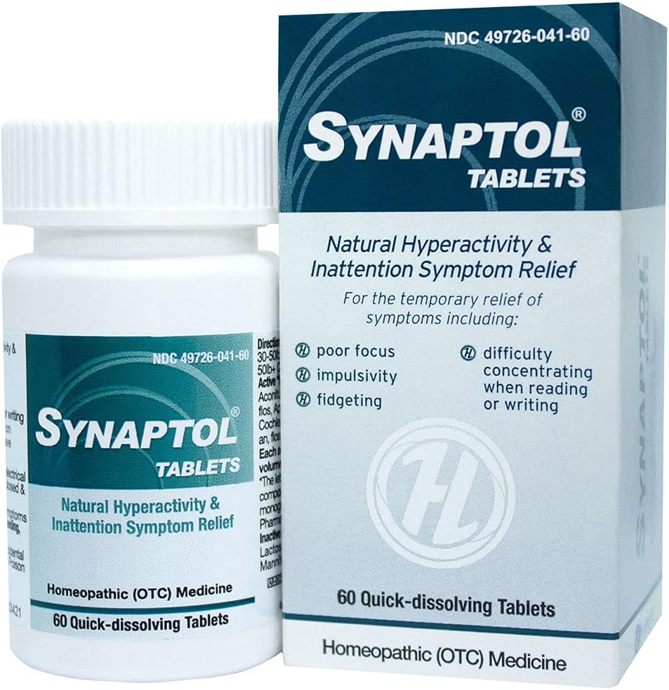 Hello Life Synaptol Tablets - Natural Hyperactivity &amp; Inattention Symptom Relief