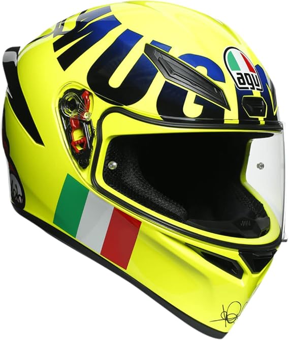 AGV K1 Valentino Rossi Mugello 2016 Motorcycle Helmet Yellow MD/LG