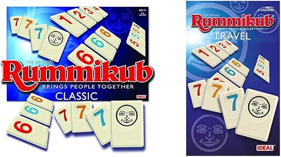 Rummikub Classic Game from Ideal & John Adams Rummikub Travel