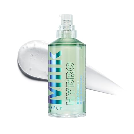 Milk Makeup Hydro Grip Primer with Hyaluronic Acid + Niacinamide Hydrating Face Primer Grips Makeup for Up to 12 Hours Silicone-Free, Lightweight Gel with Dewy Finish