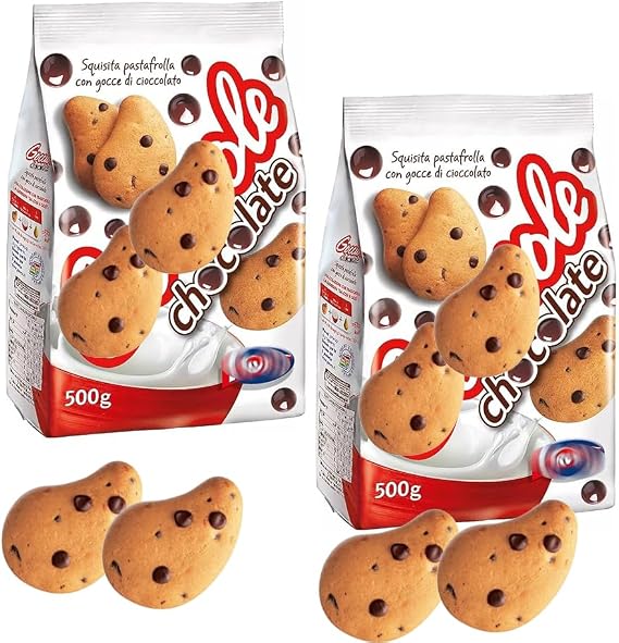 Dark Chocolate Chip Cookies Biacuits 500g - Pack of 2